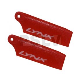 LX60297  Lynx 130X Plastic Tail Blade 29mm Red  